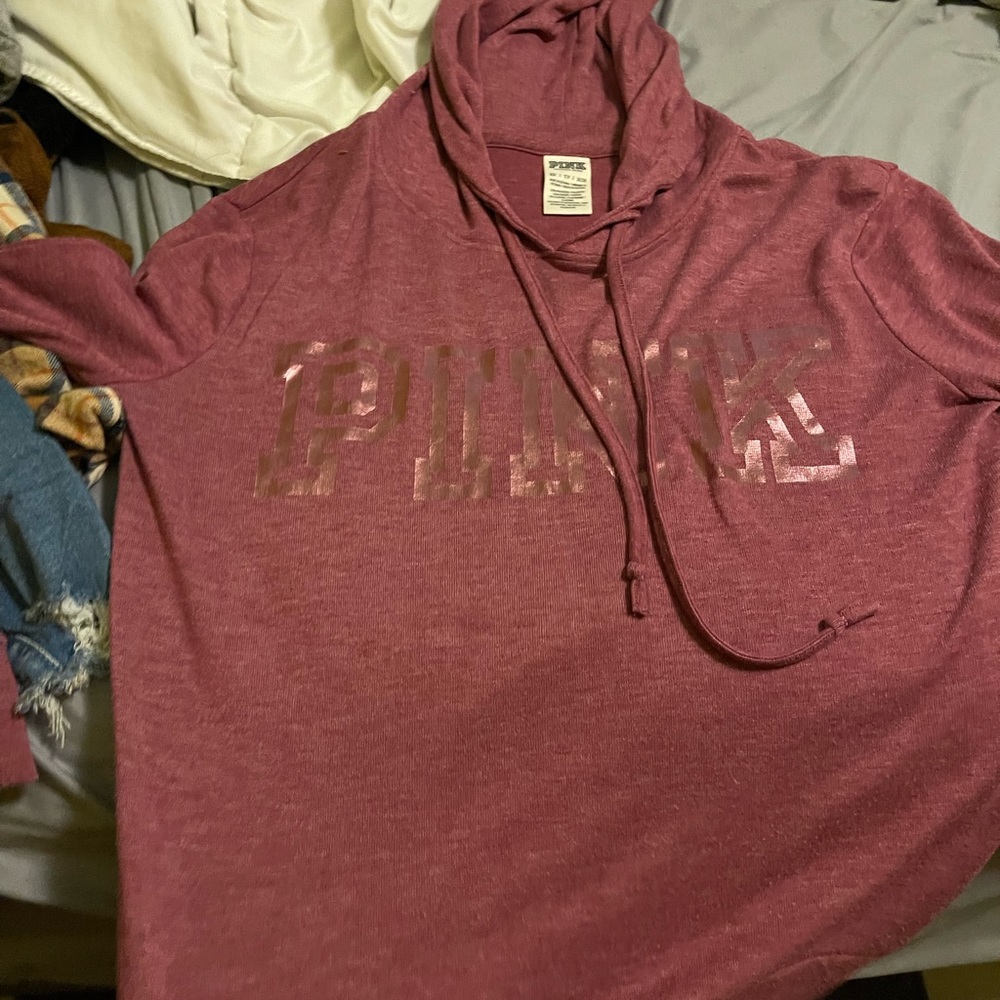 Size pink hoodie